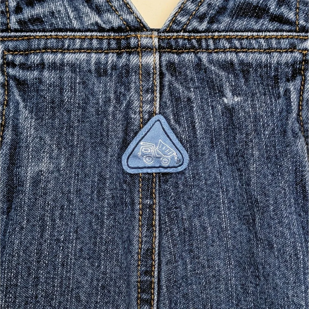 Vintage Gymboree Blue Bib Denim Overalls 2003 Y2K Toddler Size 2T